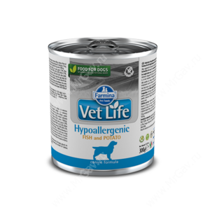 Консервы Farmina Vet Life Hypoallergenic Fish&Potato Dog, 300 г
