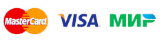 Visa, MasterCard, MIR