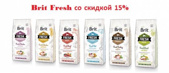 Скидка 15% на новинку Brit Fresh!