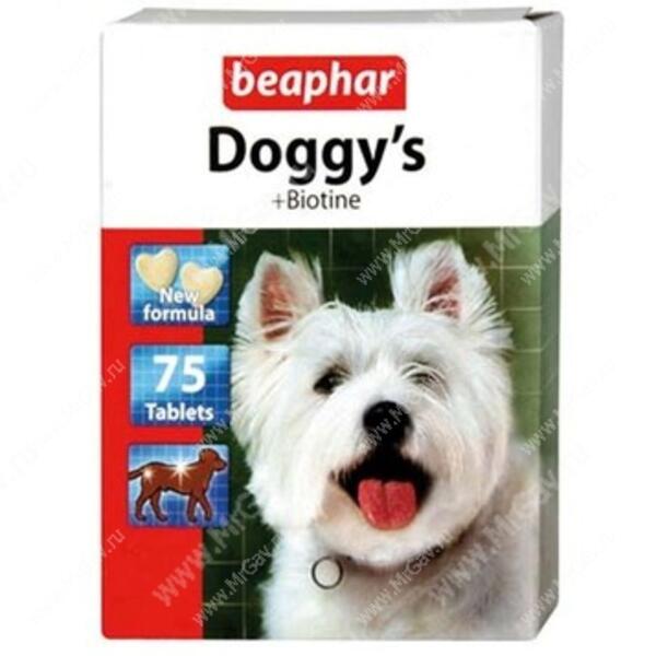Витамины Beaphar Doggy`s Biotine - Интернет-зоомагазин Мистер Гав