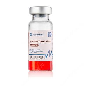 Цианокобаламин (Витамин B12) инъекц., 10 мл