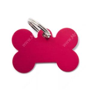 Адресник MyFamily Colors Косточка XL, красная