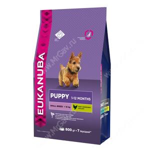 Eukanuba Puppy&Junior Small Breed (Курица)