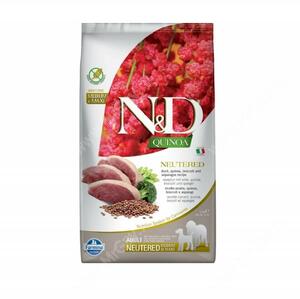Farmina N&D Quinoa Duck, Broccoli&Asparagus Neutered Dog Medium&Maxi