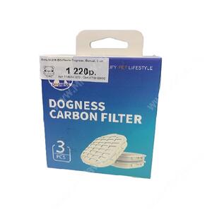 Фильтр для фонтанов Dogness 1 л, белый, 3 шт