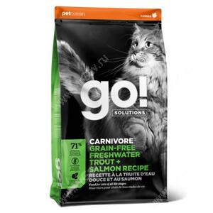 GO! Carnivore Grain Free Cat Trout & Salmon Recipe