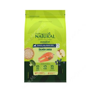 Guabi Natural Dog Sensitive для взрослых собак мелких и средних пород, лосось и овес