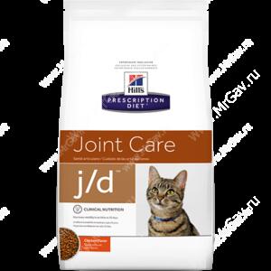 Hill's Prescription Diet j/d Joint Care сухой корм для кошек с курицей