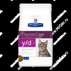 Hill's Prescription Diet y/d Thyroid Care сухой корм для кошек