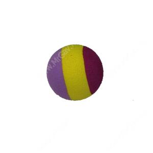 Игрушка для кошек полосатый Мячик, 3 см
