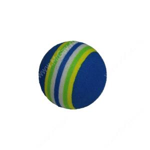 Игрушка для кошек полосатый Мячик, 3,5 см