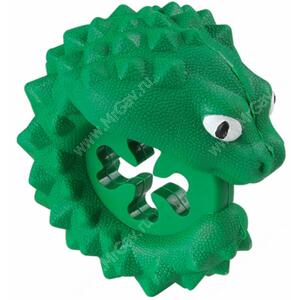 Игрушка для собак Mr.Kranch Дракончик, с ароматом курицы, зеленый