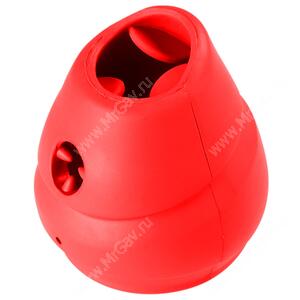 Игрушка для собак Mr.Kranch с ароматом бекона, красная, 8 см*9,5 см