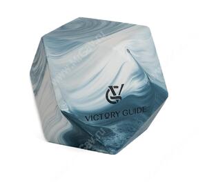 Игрушка для собак VG Куб сине-белый с ароматом говядины, 8,5 см