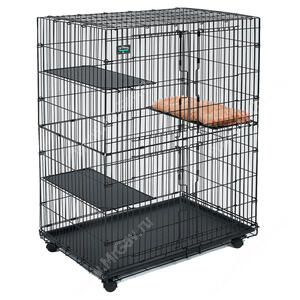 Клетка Midwest Cat Playpens 89,5 см*59 см*120,6 см -  2 двери, черная