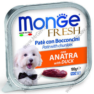 Консерва Monge Dog Fresh (Утка), 100 г