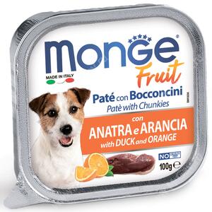 Консерва Monge Dog Fruit (Утка с апельсином), 100 г