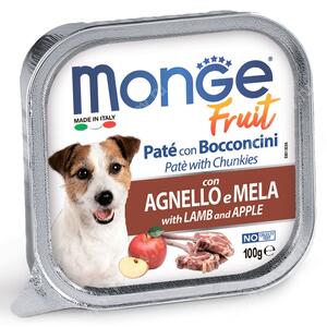Консерва Monge Dog Fruit (Ягненок с яблоком), 100 г