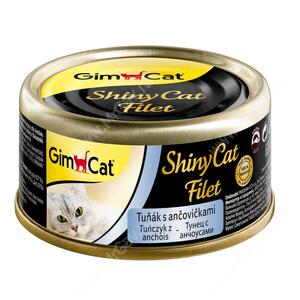 Консервы для кошек GimCat ShinyCat Filet из тунца с анчоусами