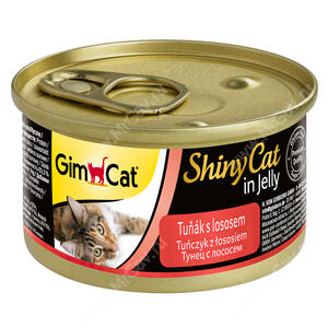 Консервы для кошек GimCat ShinyCat из тунца с лососем
