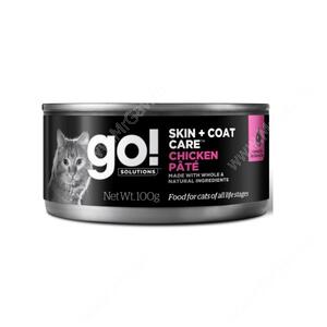 Консервы для кошек GO! Skin&Coat Курица
