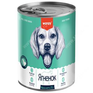 Консервы для собак Wanpy Dog из ягненка, 375 г