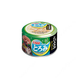 Консервы INABA CIAO для собак Toromi курица с сыром, 80 г
