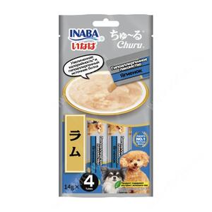 Крем-лакомство INABA VET Hypo для собак ягненок, 4 шт