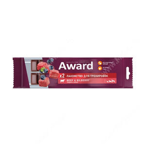 Лакомство AWARD для тренировок, с говядиной и черникой, 50 г