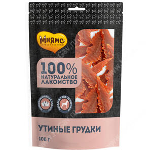 Лакомство Мнямс утиные грудки, 100 г