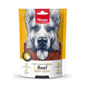 Лакомство Wanpy Dog соломка из вяленой говядины, 100 г