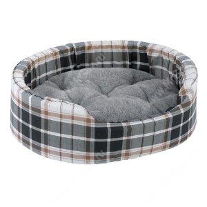 Лежак Ferplast Dandy C45, 45 см*35 см*13 см, серо-черная клетка