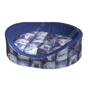 Лежак Ferplast Dandy C80, 80 см*55 см*20 см, джинс