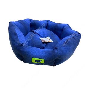 Лежак Ferplast Domino, 44 см*40 см*16 см, голубые джинсы