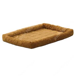 Лежанка Midwest Pet Bed меховая, 122 см*76 см, коричневая