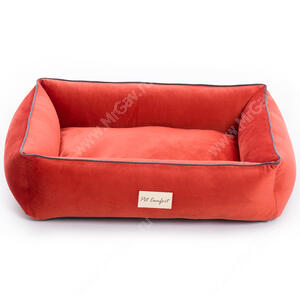 Лежанка Pet Comfort Golf Vita для кошек и собак, 60 см*75 см, красный