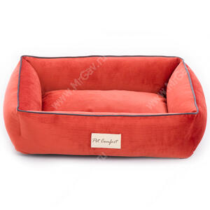 Лежанка Pet Comfort Golf Vita для кошек и собак, 45 см*55 см, красный