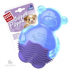 Мишка GiGwi с пищалкой Suppa puppa