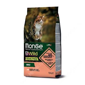 Monge Cat Bwild Grain Free для взрослых кошек (Лосось)