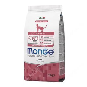 Monge Cat Monoprotein Sterilised Beef, 1,5 кг