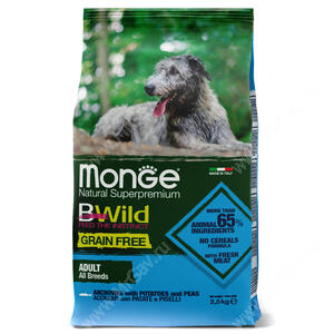 Monge Dog All Breeds Bwild Grain Free (Анчоус)