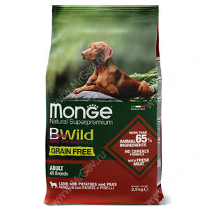Monge Dog All Breeds Bwild Grain Free (Ягненок)