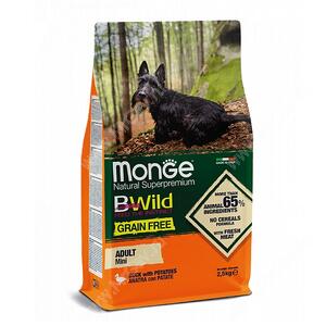 Monge Dog Mini Adult Bwild Grain Free (Утка)