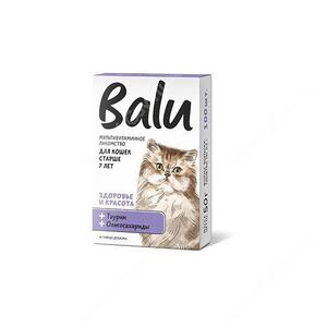 Мультивитаминное лакомство Balu для кошек старше 7 лет Здоровье и красота