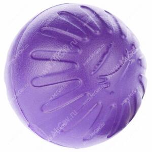 Мяч из вспененной резины StarMark Fantastic Foam Ball, средний, фиолетовый