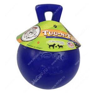 Мяч Jolly Tug-N-Toss Ball, 20 см, синий