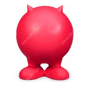 Мяч на ножках JW Bad Cuz из каучука, большой, красный