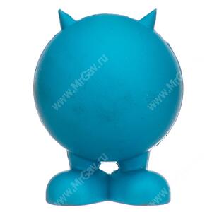 Мяч на ножках JW Bad Cuz из каучука, средний, синий