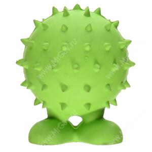 Мяч на ножках с шипами JW Spikey Cuz из каучука, средний, зеленый