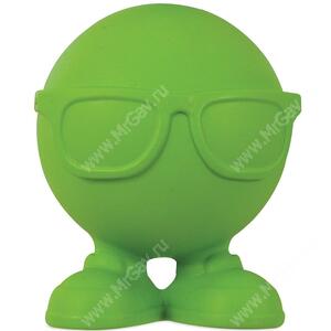 Мяч на ножках в очках JW Hipster Cuz из каучука, средний, зеленый